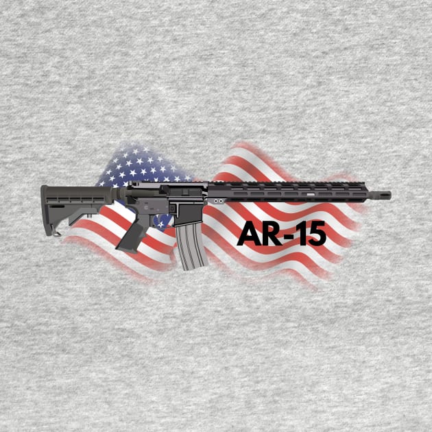 AR-15 Semi-automatic Rifle by NorseTech